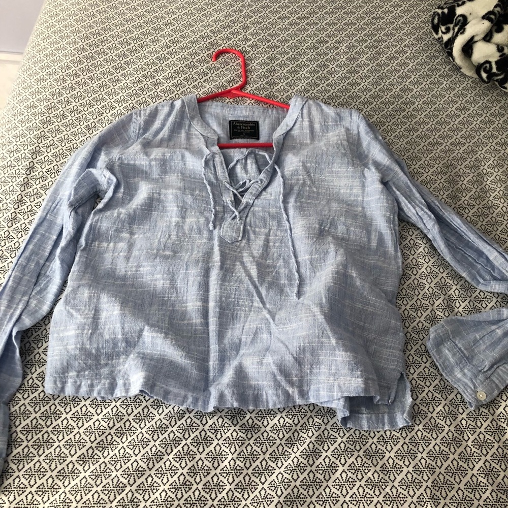 Light blue Abercrombie long sleeve